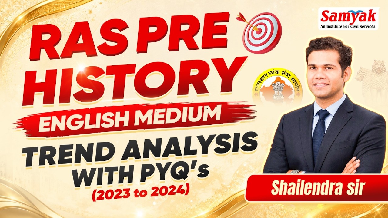 RAS Pre 2026 History PYQ Analysis | 2023-2024 Most Important Questions