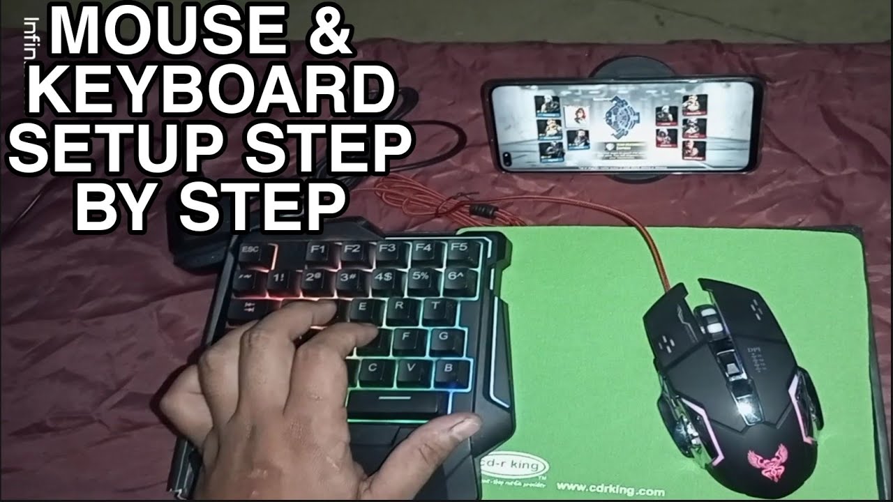 gaming mouse and keyboard step by step toturial pano paganahin!