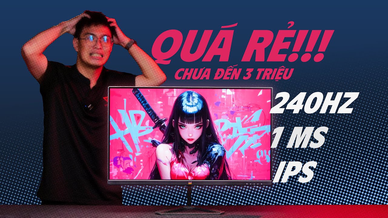 QUÁ RẺ! Chưa đến 3 triệu cho 1 con màn 240hz, lần này ViewSonic chơi lớn quá!