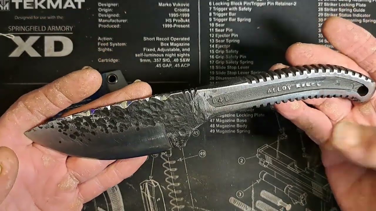 Pipewrench knives  I make.