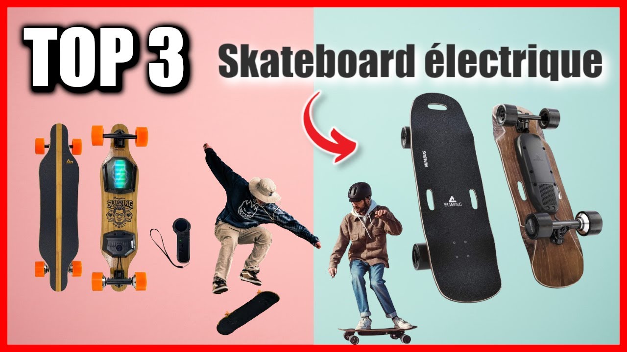 TOP 3 : MEILLEUR SKATEBOARD ELECTRIQUE 2024