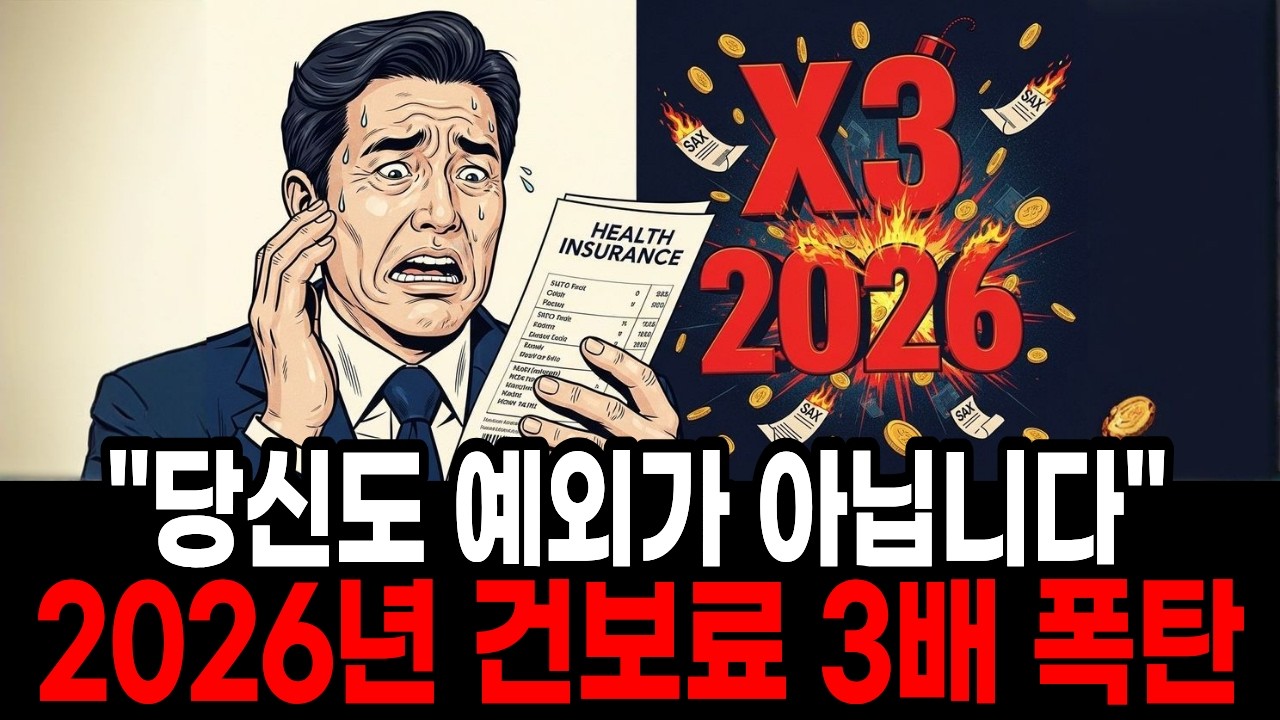 2026년 건보료 개편! '이것' 모르면 집 한 채 있어도 월급 절반이 보험료로 나갑니다