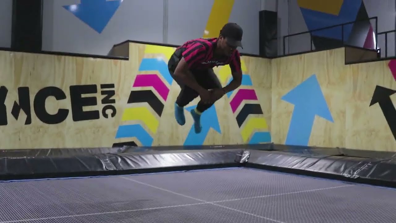 BOUNCE Inc Trampoline Tutorial | How To Stomach Drop