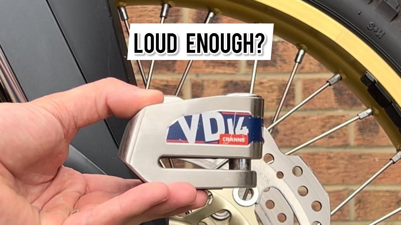 Setting off the Cranns VD14 Alarm Disc Lock