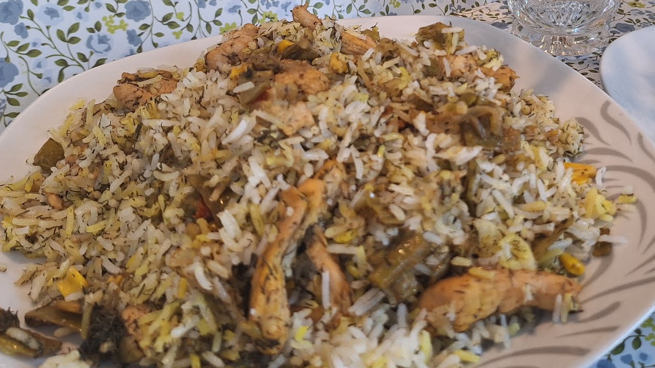 طرز تهیه پلو مخلوط خوش‌مزه لذیذ و سریع به تعداد 6 نفر نوش‌جان 🤗👌