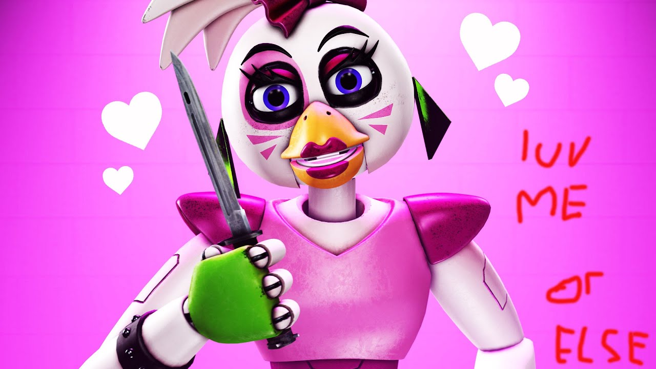 [SFM FNAF] SECURITY BREACH GLAMROCK CHICA YANDERE Jump Love