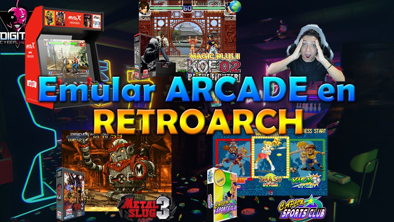 Como usar y configurar Retroarch Parte 2  Emulador Arcade