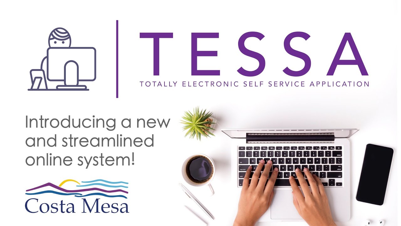Costa Mesa Introduces TESSA - Totally Electronic Self Service App