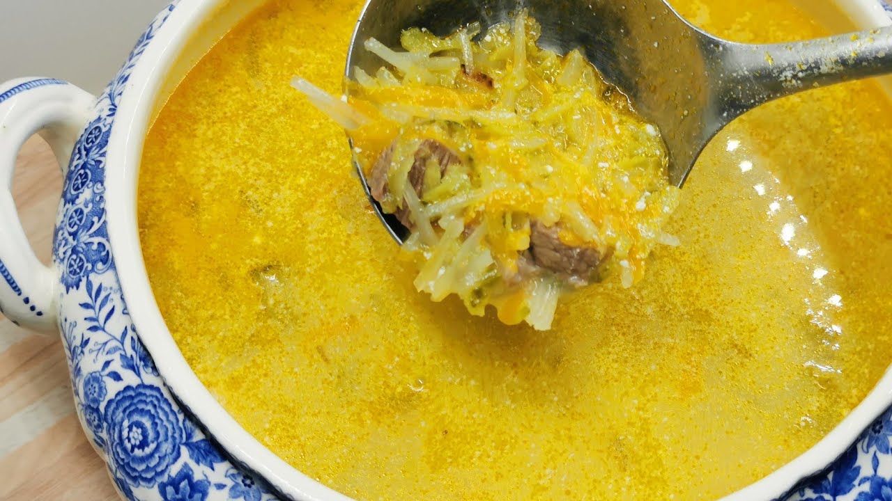 Polnische Suppe, mit Rindfleisch und viel Gemüse 😋 Gurkensuppe