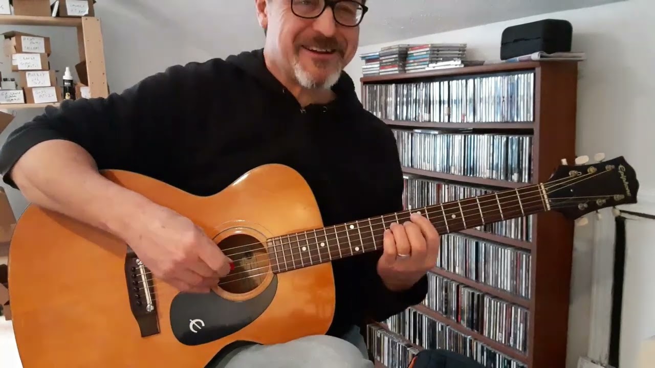 Epiphone FT-120 Acoustic which I've owned for 48 years
