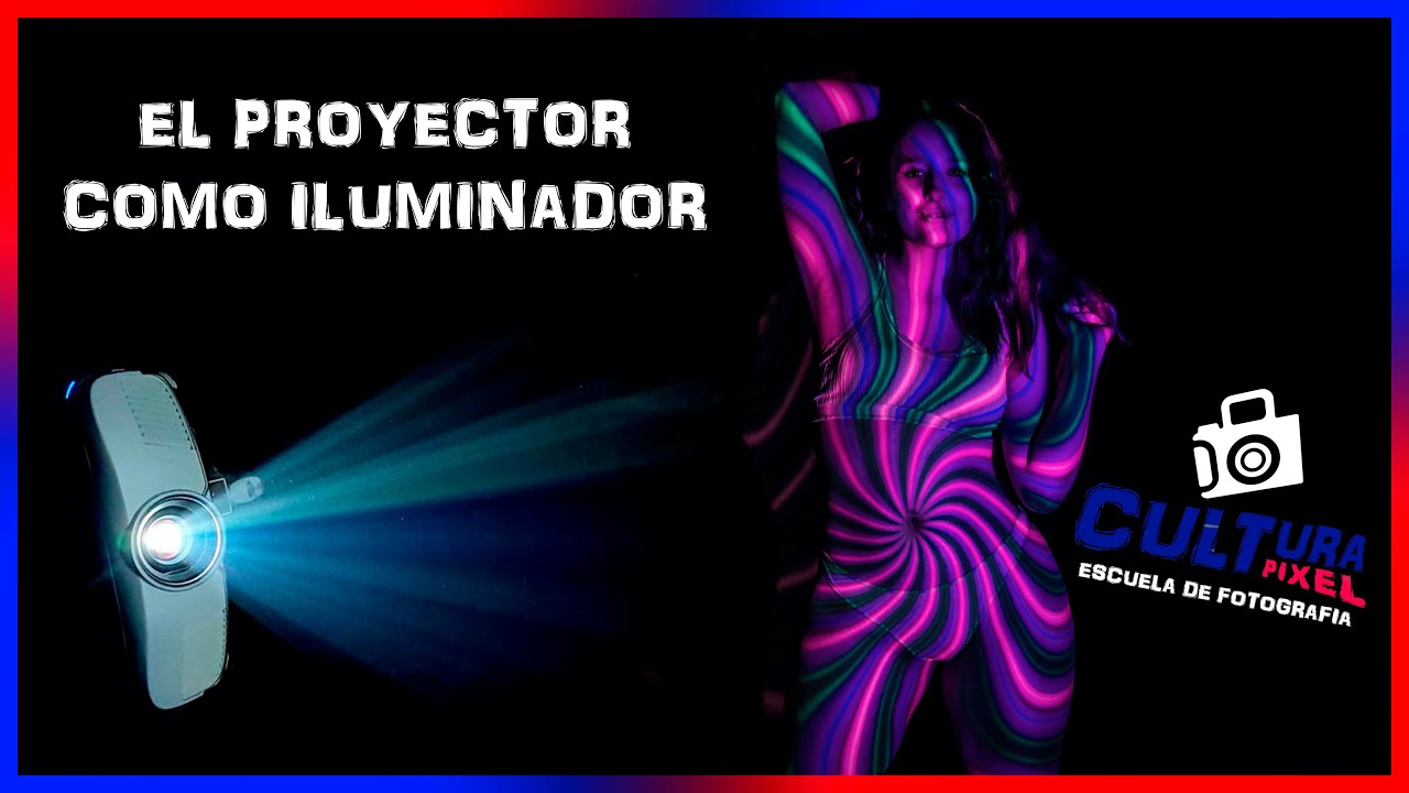 como hacer fotos con un proyector | iluminando con un proyector | hacemos fotos con el proyector