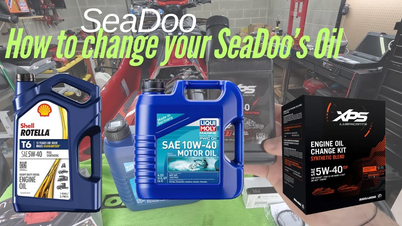 Замена масла SeaDoo // Инструкции