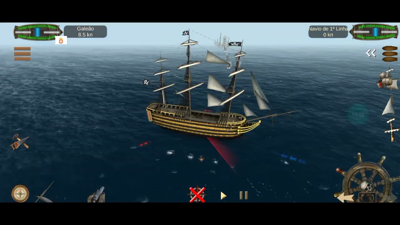 The pirate: Caribbean Hunt | The defeat of King Philip III And E.I.C