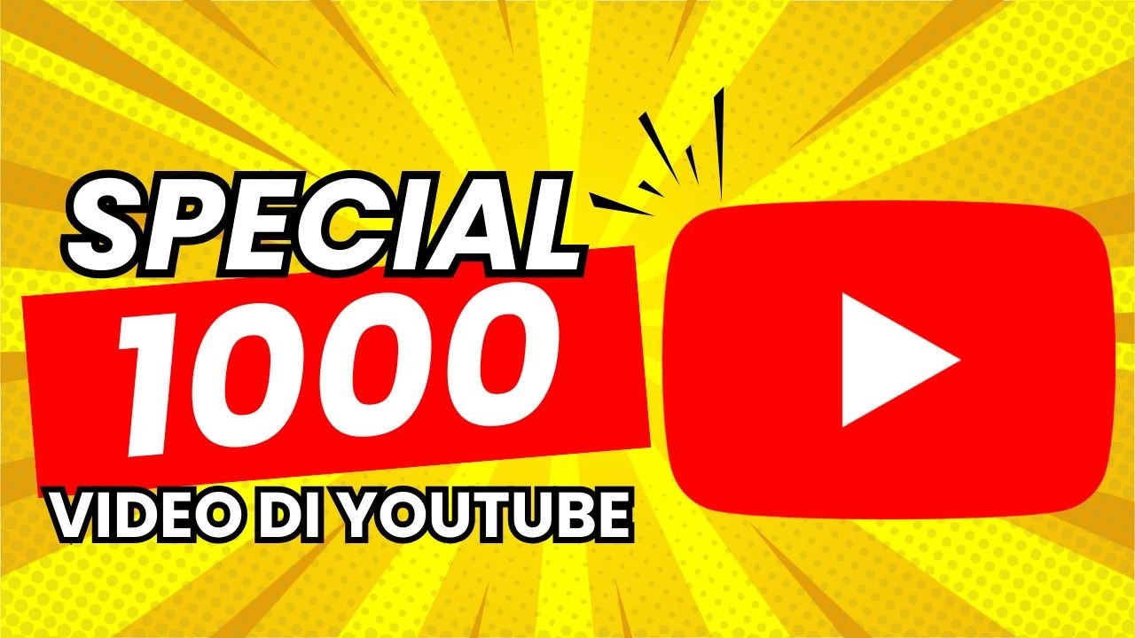 Perayaan Special 1000 Video Di Youtube