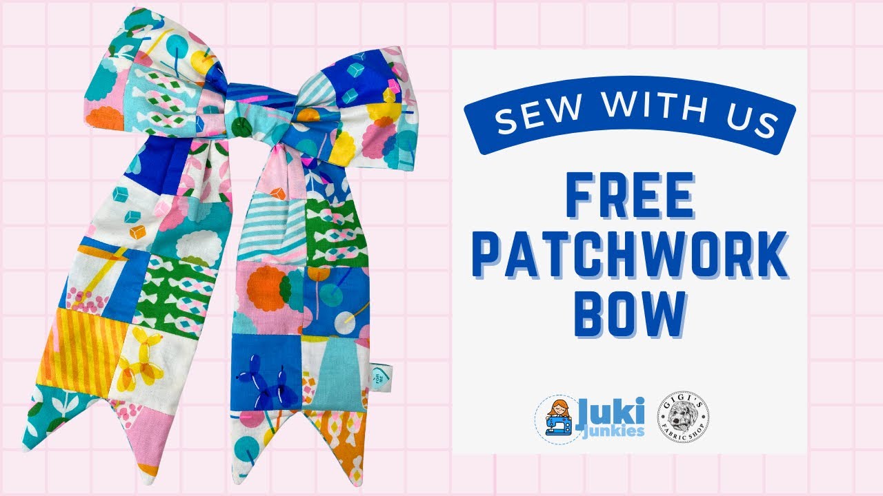 FREE Patchwork Bow 🎀 [Sew Along]