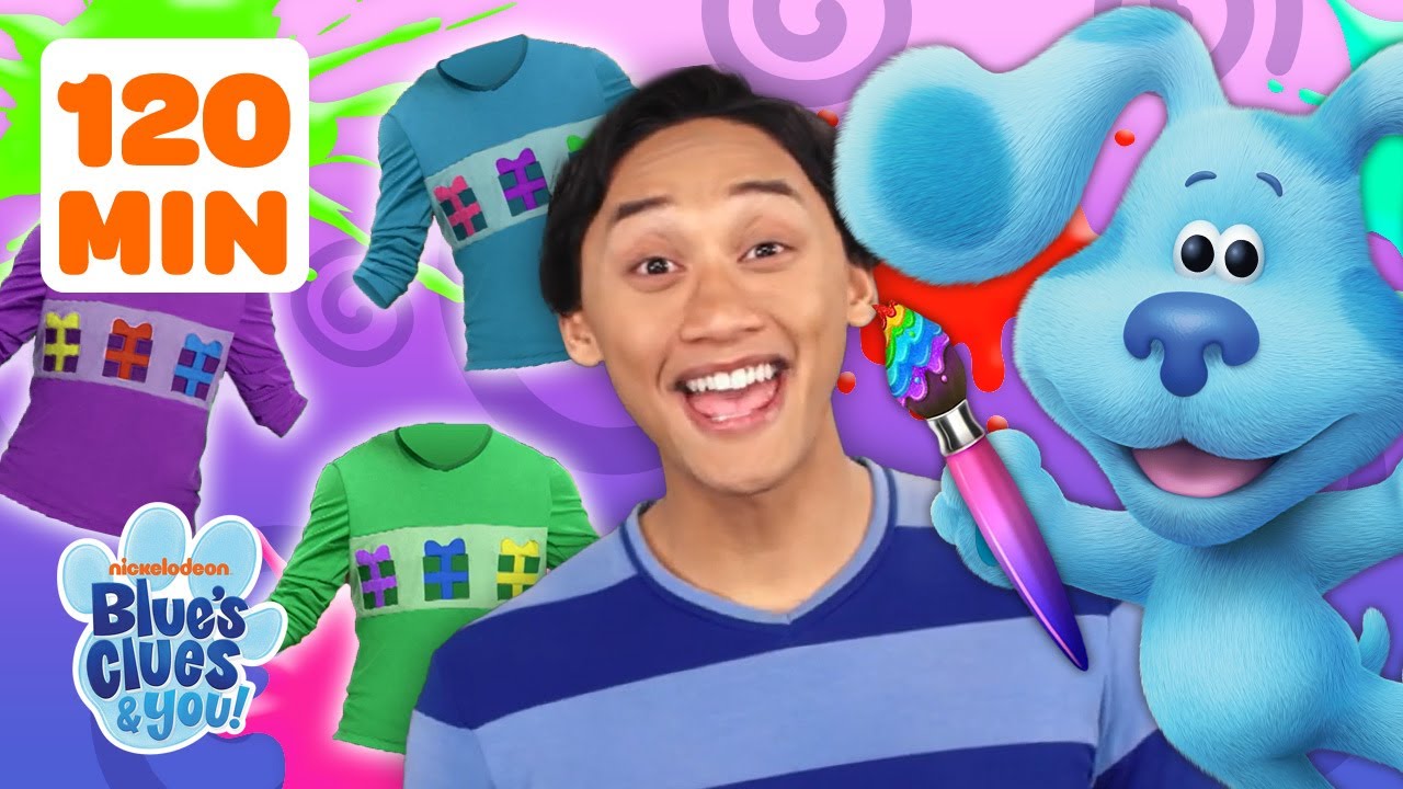 120 MINUTES of Guess The Missing Color Games! 🎨 w/ Blue & Josh | Blue's Clues & You!