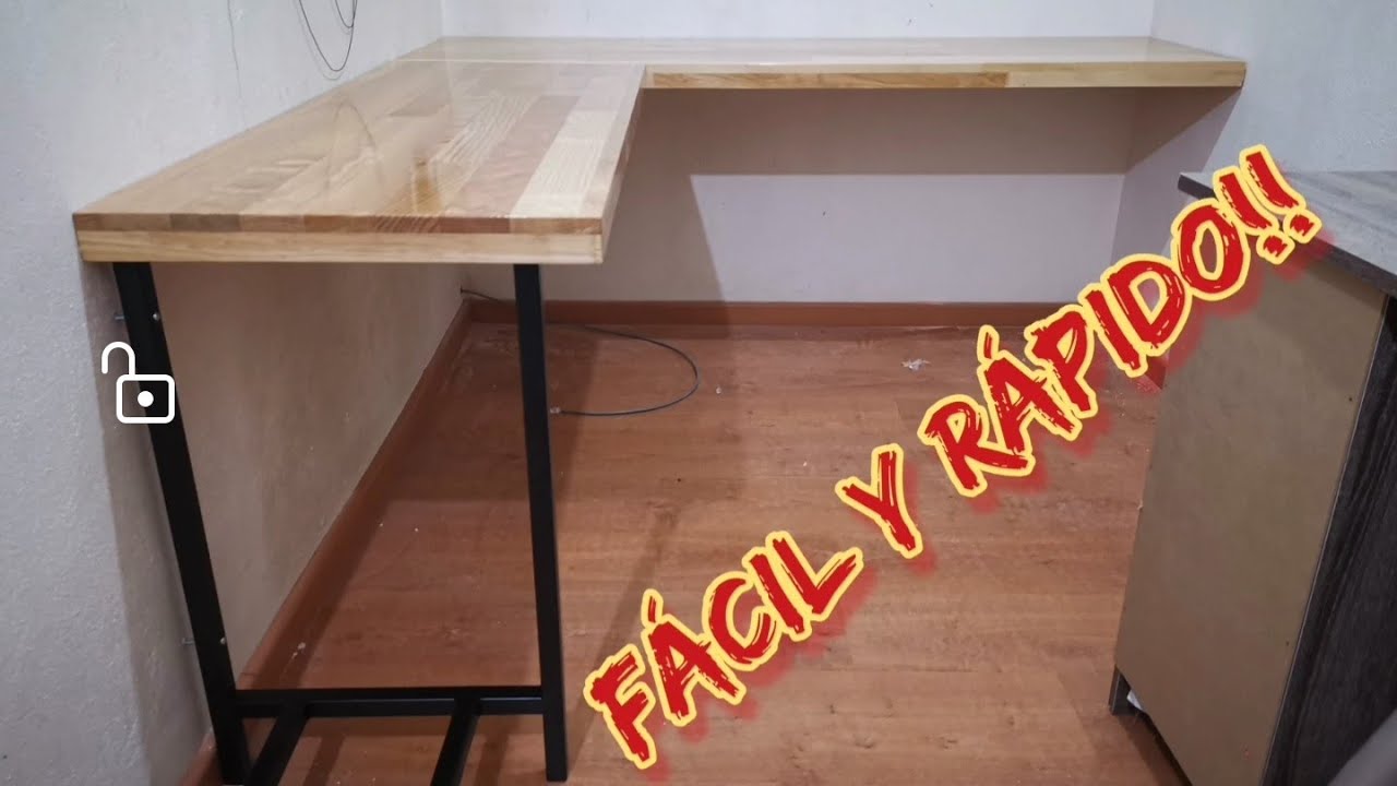 como instalar un escritorio flotante paso a paso