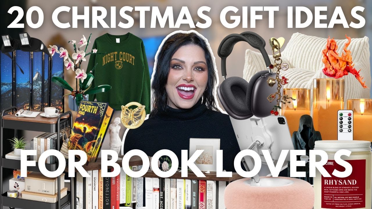 Гид по подаркам для книголюбов 2025 года🎄🎁📖 | 20 идей рождественских подарков для любителей книг🎄
