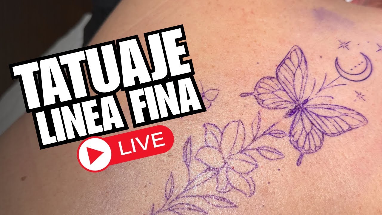 TATTOO FINE LINE | TATUAJE DE L&Iacute;NEA FINA 🔥