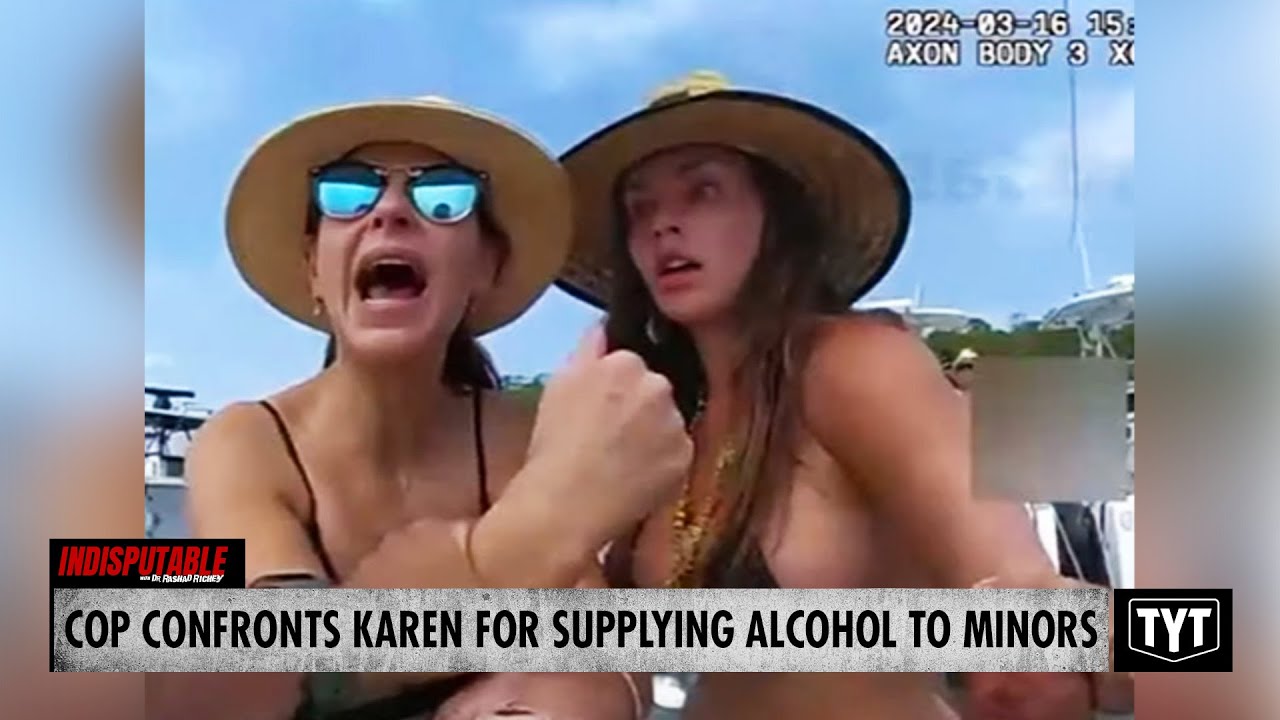 WATCH: Cop Wrangles Kackle Of Karens After Catching Minors With Alcohol #IND