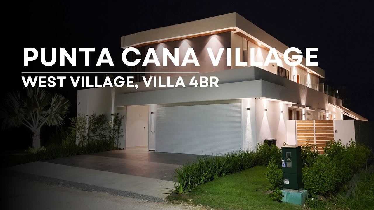 Family Home Fully Equipped with Exclusive Interiors Design in Puntacana Village, Dominican Republic