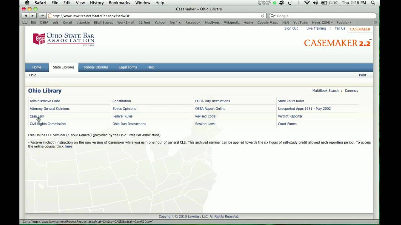 Casemaker Tip: Searching for unreported cases