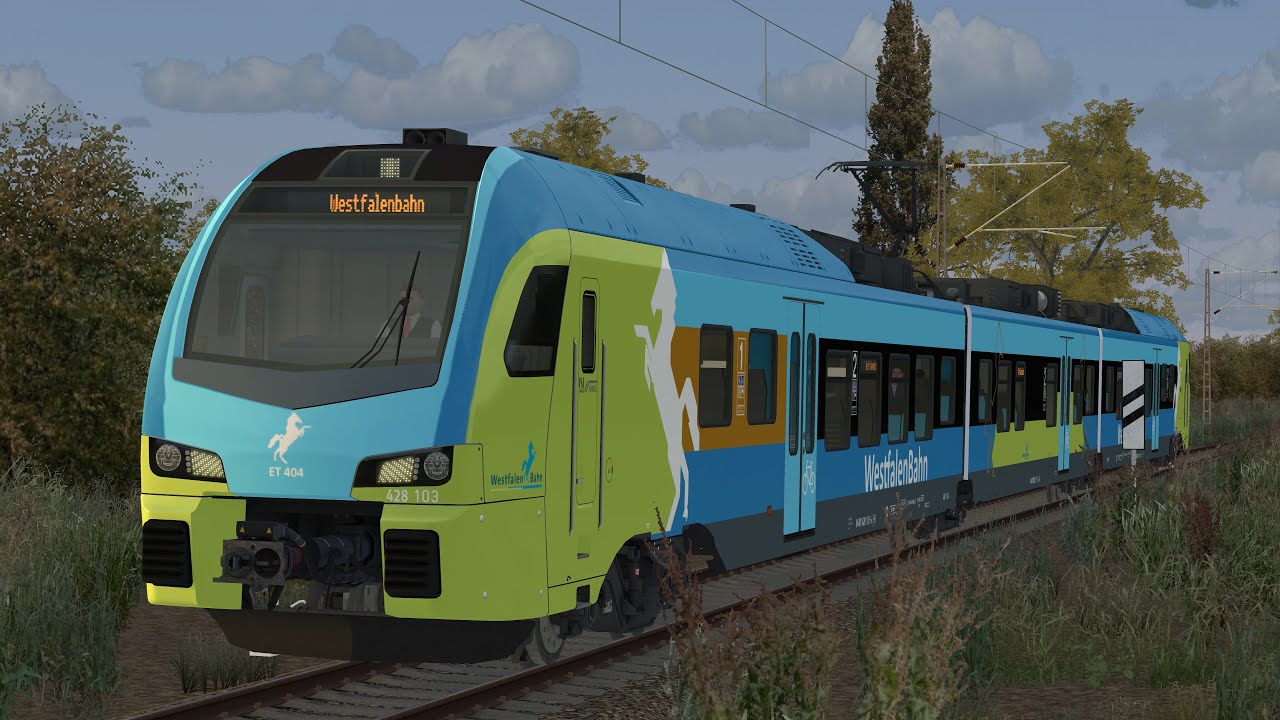 LET'S PLAY Train Simulator 2022 / RB61 nach Hageshausen / Kerbestrecke v1.1 / Stadler Flirt 3