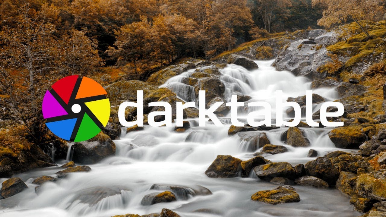 Edit a WATERFALL photo in darktable