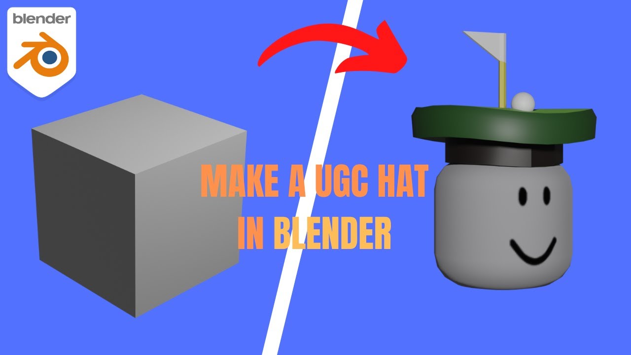 How to make a hat in blender