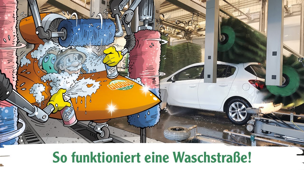 So funktioniert eine Waschstra&szlig;e