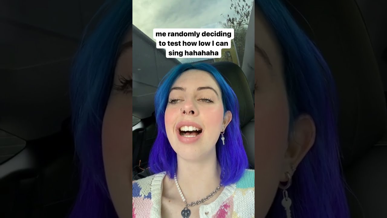 Dani Calleiro (Cimorelli) Testing Her Vocal Range By Singing Low Notes (E4-A#2)