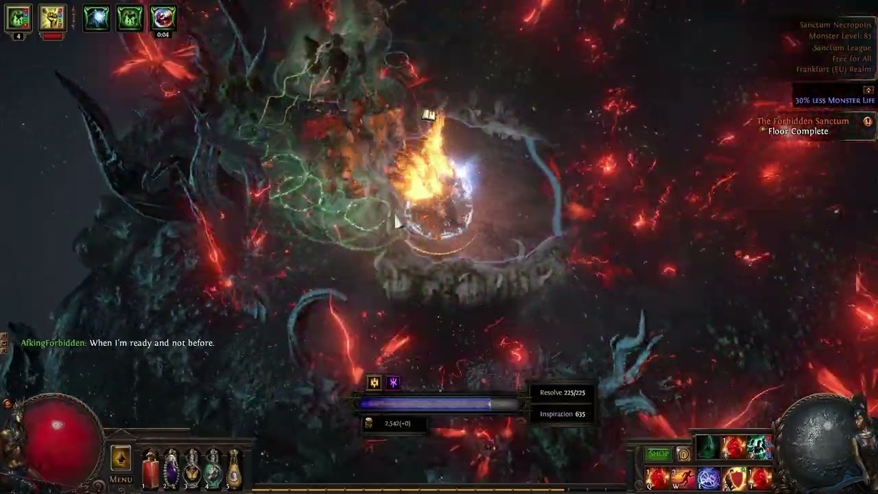 Path of Exile My Forbidden Sanctum League clips