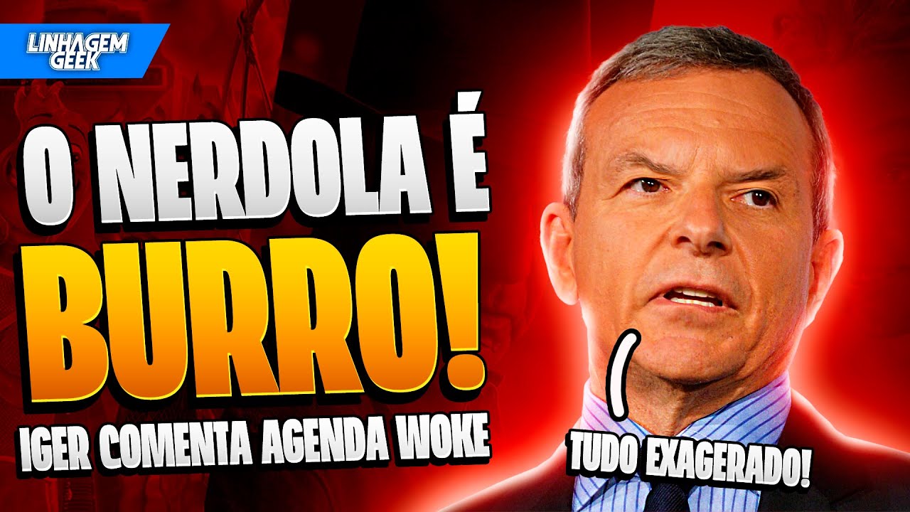 BOB IGER CHAMA O NERD DE BURRO E QUE É EXAGERO CHAMAR A DISNEY DE WOKE!
