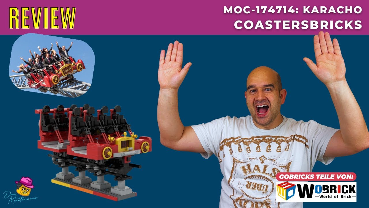 Ganz schön rasant: Tripsdrill Achterbahn Karacho / Review MOC-174714 von Coastersbricks