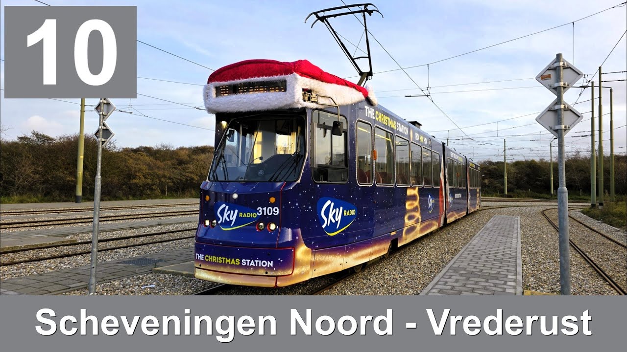 HTM lijn 10: Scheveningen Noord - Vrederust | HTM 3109 | 2025