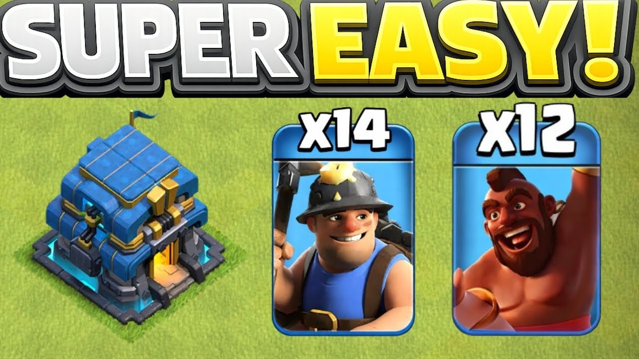 BEST TH12 Queen Charge Hybrid  Attack Guide | Easy 3 Star Strategy | Clash Of Clans |