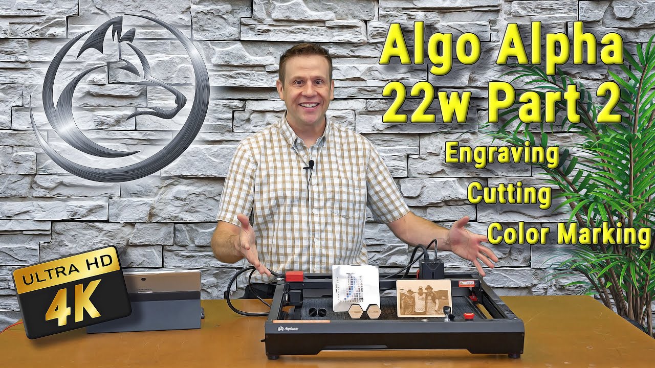 High-Precision Engraving and Cutting--AlgoLaser Alpha 22W discovering