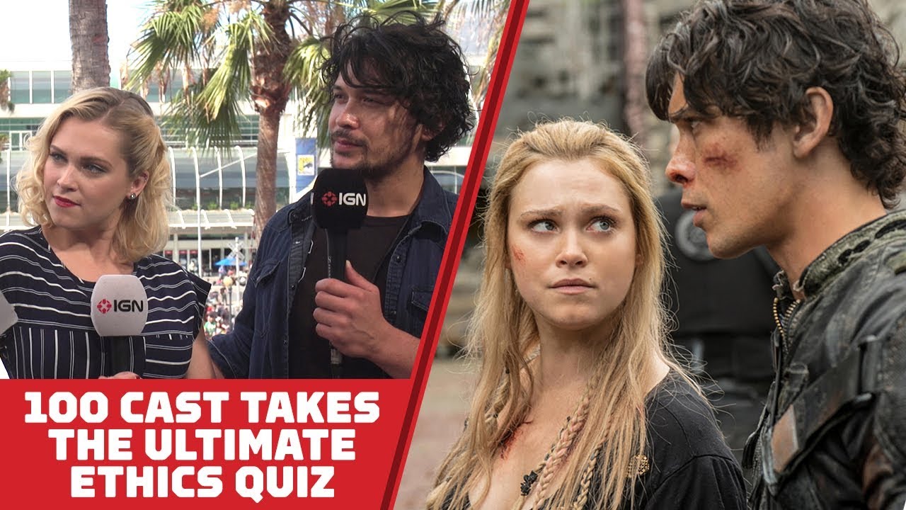 The 100's Eliza Taylor and Bob Morley Take The Ultimate Ethics Quiz - Comic Con 2018