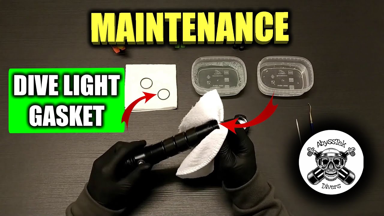 MANTENIMIENTO LINTERNA BUCEO/DIVE LIGHT SCUBA GASKET MAINTENANCE -ESPAÑOL/SPANISH-