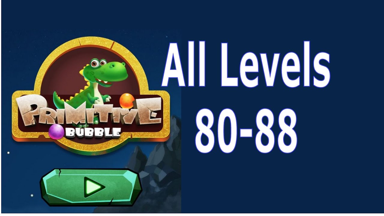 Primate Bubble Dragon Pop Bubble Shooter Game Play Levels 80 to 88 | Puzzle Game