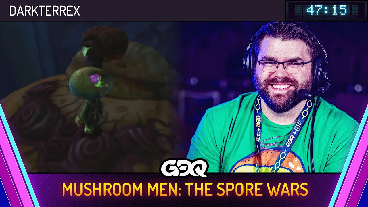 Mushroom Men: The Spore Wars by DarkTerrex in 47:15 - Awesome Games Done Quick 2026
