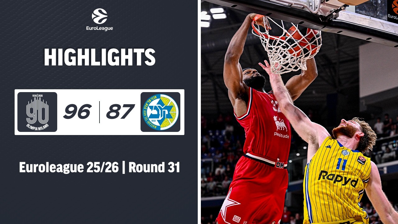 Olimpia Milano - Maccabi Tel Aviv Extended Highlights