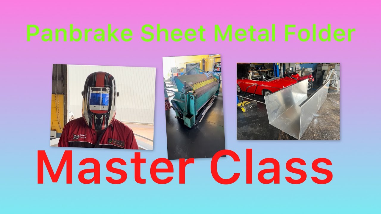 How to Operate a Panbrake Sheet Metal Folding Machine