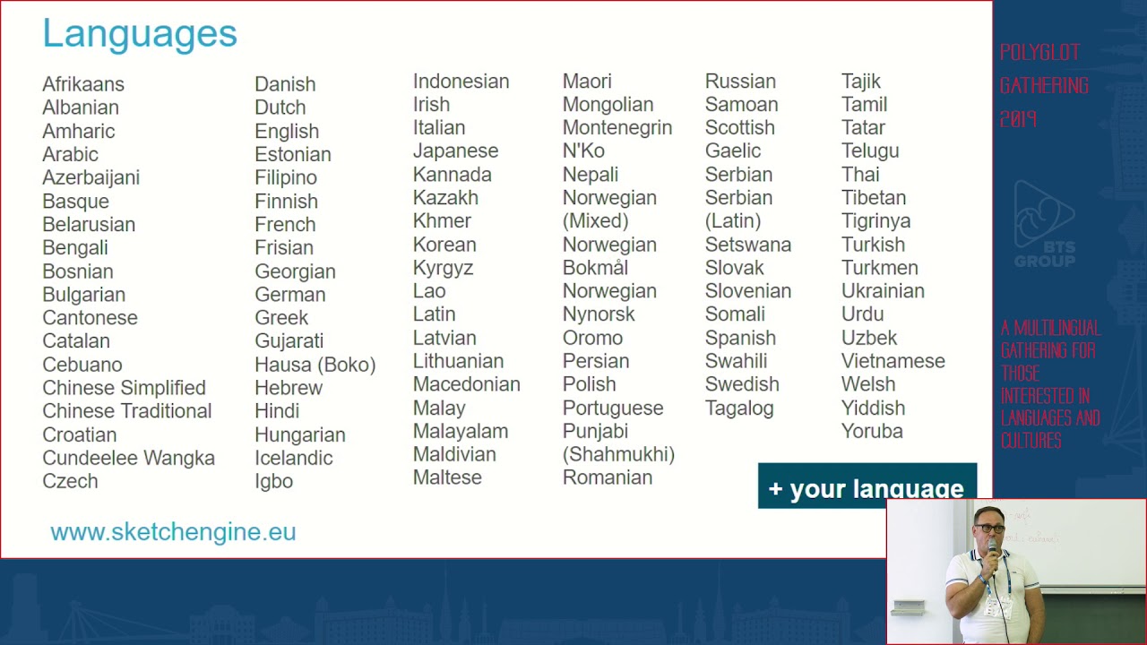 Corpus linguistics for language lovers. - Ondřej Matu&scaron;ka | PG 2019