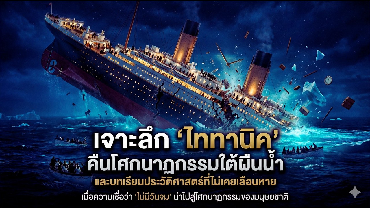 เจาะลึก 'ไททานิค': คืนโศกนาฏกรรมใต้ผืนน้ำ และบทเรียนประวัติศาสตร์ที่ไม่เคยเลือนหาย