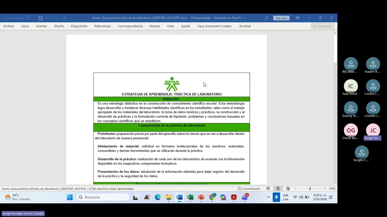 Reunión Zajuna TDPEV 3 - 3 marzo Grabación de la reunión