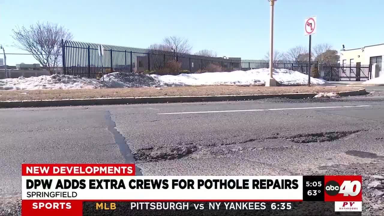 Springfield Department of Public Works adds extra crews for pothole repairs