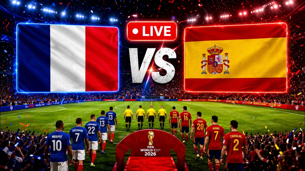 LIVE: France  vs Spain | FIFA World Cup 2026 | Full Match Gameplay | eFootball | 4K 60FPS
