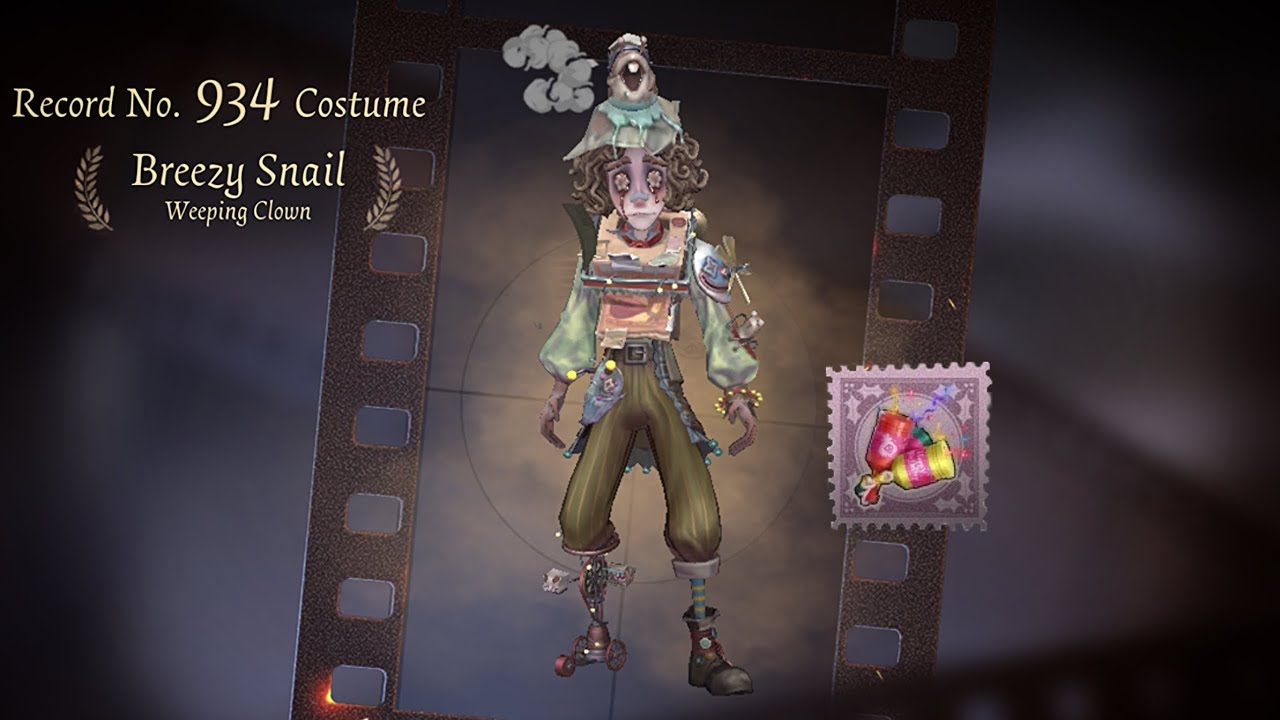 Identity V | I&rsquo;m so in Love with This Design!!! Weeping Clown &ldquo;Breezy Snail&rdquo; Gameplay! 