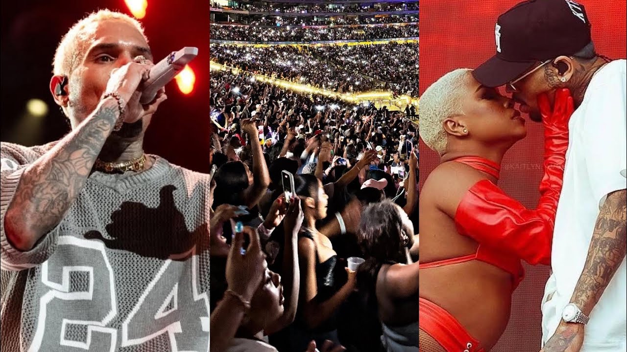 A reaction to Chris Brown 's performance in South Africa.